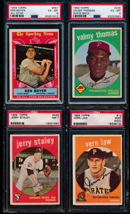 Post-WWII Graded Mega Mixer featuring a 1952 Bowman Mantle and 1952 Topps Mays (Limit 15)