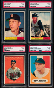 Post-WWII Graded Mega Mixer featuring a 1952 Bowman Mantle and 1952 Topps Mays (Limit 15)