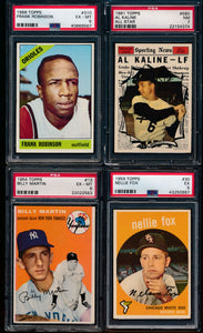 Post-WWII Graded Mega Mixer featuring a 1952 Bowman Mantle and 1952 Topps Mays (Limit 15)