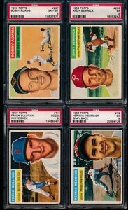 Post-WWII Graded Mega Mixer featuring a 1952 Bowman Mantle and 1952 Topps Mays (Limit 15)