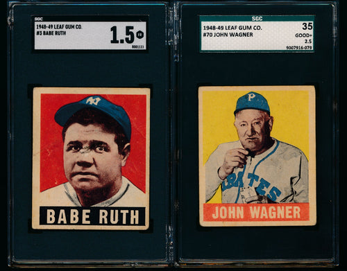 1940s Mini-Mixer Break featuring 1948 Leaf Babe Ruth (35 spot break)