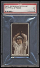 Load image into Gallery viewer, 1912 T207 Brown Background Martin J. O&#39;toole Psa 5 Recruit Back Factory 240