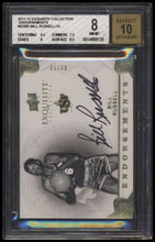 Load image into Gallery viewer, 2011 Upper Deck Exquisite Bill Russell Auto Bgs 8/10