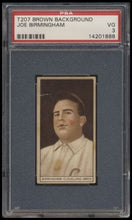 Load image into Gallery viewer, 1912 T207 Brown Background Joe Birmingham  Psa 3 Red Cycle Back