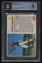 Load image into Gallery viewer, 1962 Post Cereal #184 Fran Tarkenton Bgs Authentic Auto
