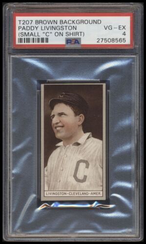1912 T207 Brown Paddy Livingston (small 