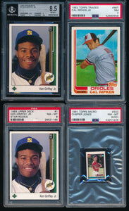 Baseball Rookie Mixer (33 spots) featuring a 1955 Topps Clemente and '68 Nolan Ryan (Limit 3)