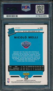2019-20 Donruss Optic 163 Nicolo Melli Holo RC PSA 10 GEM MINT 14885