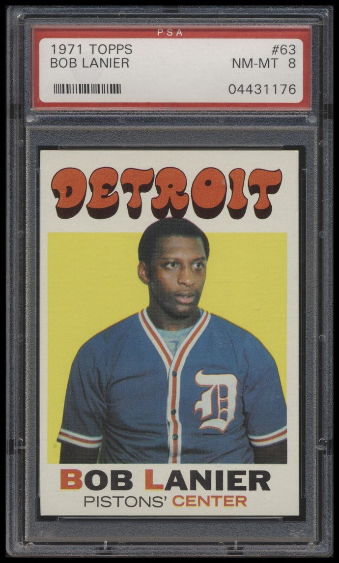 1971 Topps #63 Bob Lanier psa 8 NMMT RC