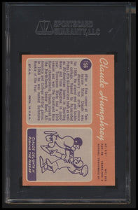 1970 Topps #156 Claude Humphrey sgc 8.5 NMMT+ RC