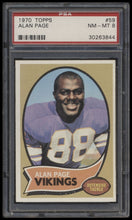 Load image into Gallery viewer, 1970 Topps #59 Alan Page psa 8 NMMT RC