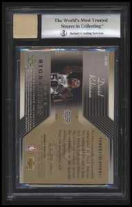 2004 Upper Deck Ultimate Collection #US-DR David Robinson Signatures bgs 9 Mint