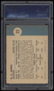 1961 Fleer #22 K.C. Jones psa 8 NMMT RC