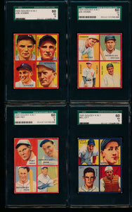 1935 Goudey 4-in-1 Complete Set Group Break (Limit 4) All SGC Graded