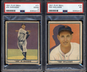 1941 Play Ball Complete Set Group Break #8 (Low to mid Grade, Limit 1)