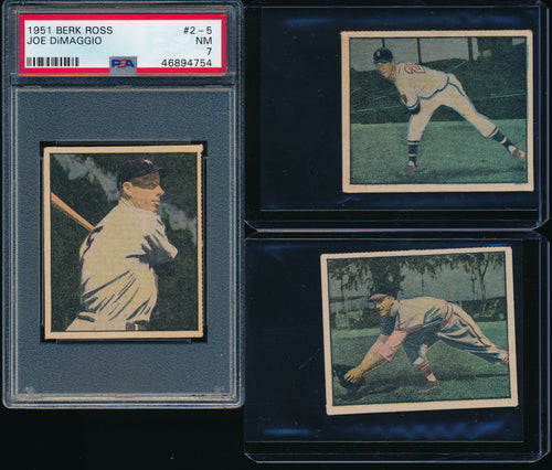 1951 Berk Ross Baseball Group Set Break #1 (40 total cards, LIMIT 5)