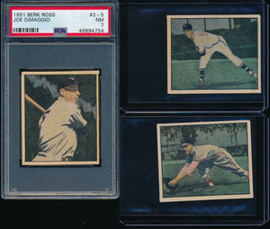 1951 Berk Ross Baseball Group Set Break #1 (40 total cards, LIMIT 5)