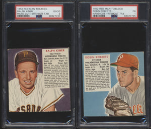 1952 Red Man Baseball Low to Mid-Grade Complete Set Group Break (52 spots, Limit 1)