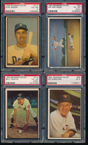 1953 Bowman Color Baseball Complete Set Group Break