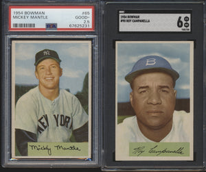 1954 Bowman Baseball Low- to Mid-Grade Complete Set Group Break #6 (Limit 5)