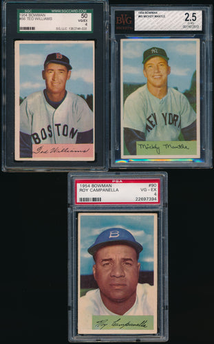1954 Bowman Baseball Complete Set Group Break #3