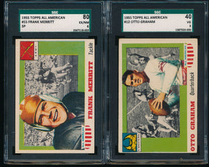 1955 Topps All American Football SGC Complete Set Group Break (LIMIT 3)