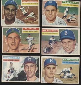 1956 Topps Baseball Low Grade Complete Set Group Break #14 (LIMIT 10)