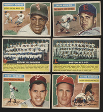 Load image into Gallery viewer, 1956 Topps Baseball  (New Limit 3) Low to Mid Grade Complete Set Group Break #11