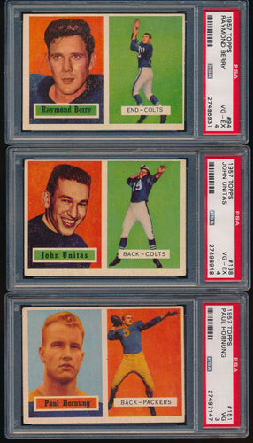 1957 Topps Football Complete Set Group Break #3