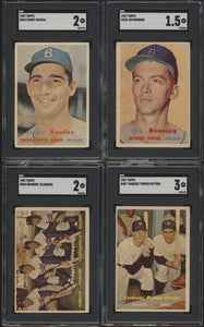 1957 Topps Baseball Complete Set Group Break #12 (LIMIT 15) Low- to Mid-Grade
