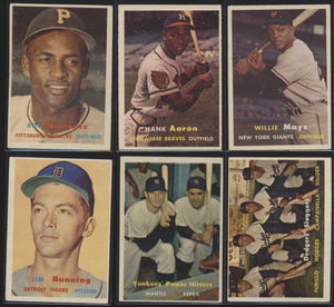 1957 Topps Baseball Complete Mid-Grade Set Group Break - LIMIT 5