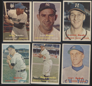 1957 Topps Baseball Complete Mid-Grade Set Group Break - LIMIT 5
