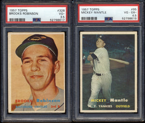 1957 Topps Baseball Complete Set Group Break #9 Mid to Mid-High Grade (LIMIT 6)