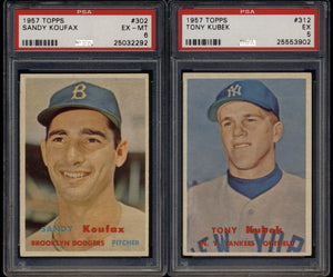 1957 Topps Baseball Complete Set Group Break #9 Mid to Mid-High Grade (LIMIT 6)
