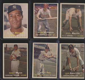 1957 Topps Baseball Complete Set Group Break #11 Mid-Grade (LIMIT 10)