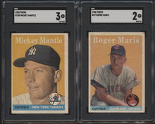 Load image into Gallery viewer, 1958 Topps Baseball Low- to Mid-Grade Complete Set Group Break #11 (LIMIT 15)
