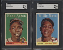 Load image into Gallery viewer, 1958 Topps Baseball Low- to Mid-Grade Complete Set Group Break #11 (LIMIT 15)