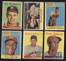 Load image into Gallery viewer, 1958 Topps Baseball Low- to Mid-Grade Complete Set Group Break #11 (LIMIT 15)