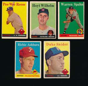 1958 Topps Baseball Complete Set Group Break #4