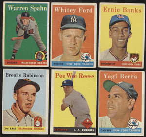 1958 Topps Baseball Low- to Mid-Grade Complete Set Group Break #8 (LIMIT 15)