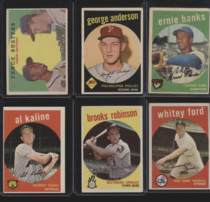 1959 Topps Baseball Low- to Mid-Grade Complete Set Group Break #11 (Limit 15)