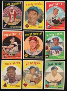 1959 Topps Baseball Complete Set Group Break #6
