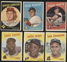 Load image into Gallery viewer, 1959 Topps Baseball Low- to Mid-Grade Complete Set Group Break #9 (LIMIT 15)