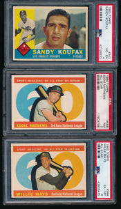 1960 Topps Baseball Complete Set Group Break #8