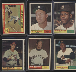 1961 Topps Baseball Low to Mid Grade Complete Set Group Break #8 (Limit 15)