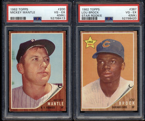 1962 Topps Baseball Complete Set Group Break #5 (Low to Mid Grade - LIMIT 15)