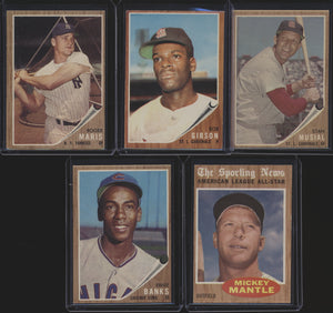 1962 Topps Baseball Complete Set Group Break #7 (Mid-Grade, Limit 10)