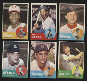 1963 Topps Baseball Low Grade Complete Set Group Break #10 (LIMIT 15)