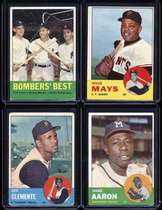 1963 Topps Baseball Low Grade Complete Set Group Break #8 (LIMIT 10)