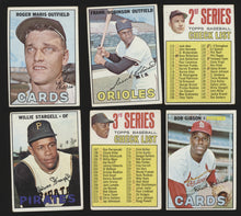 Load image into Gallery viewer, 1967 Topps Baseball Low to Mid-Grade Complete Set Group Break #8 (Limit 15)